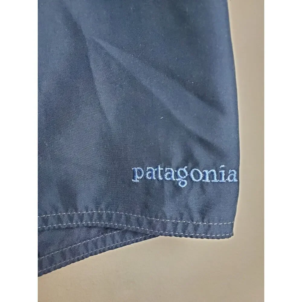 Patagonia Swim Trunks Mens‎ 34 Blue Board Shorts Pocket Surfing Swimwear